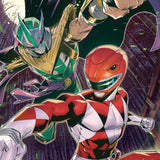 MIGHTY MORPHIN POWER RANGERS TEENAGE MUTANT NINJA TURTLES III #2 D VAR FULL ART FOIL ZONNO CVR D