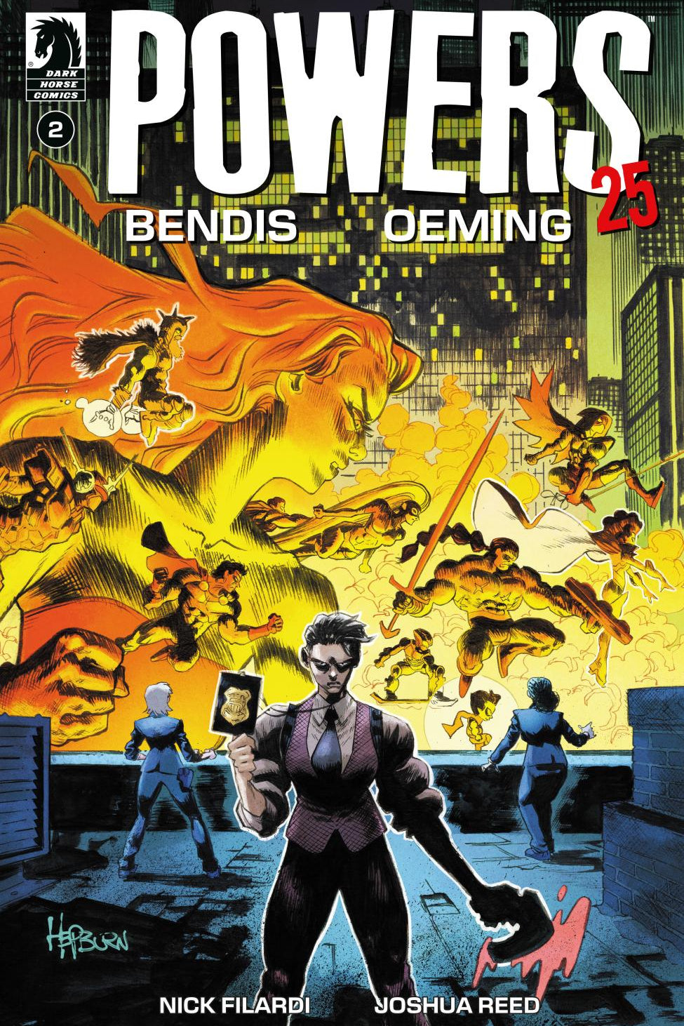 POWERS 25 #2 CVR B SCOTT HEPBURN