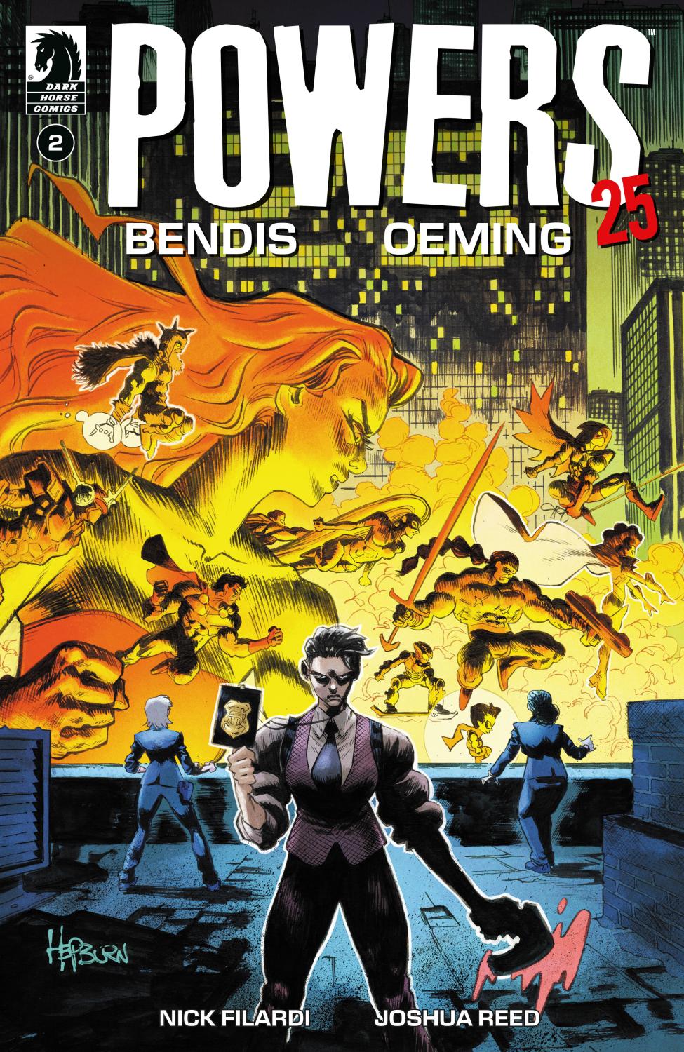 POWERS 25 #2 CVR B SCOTT HEPBURN