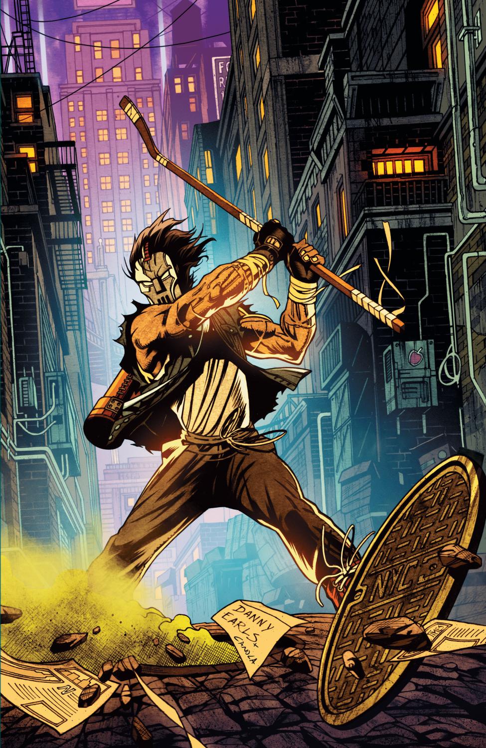 TEENAGE MUTANT NINJA TURTLES CASEY JONES #1 VAR RI 25 EARLS FULL ART CVR D 1:25 INCV