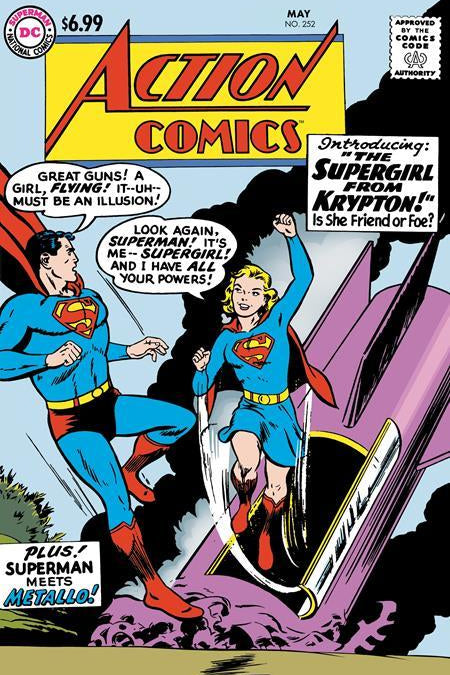 ACTION COMICS #252 FACSIMILE EDITION CVR B CURT SWAN FOIL VAR