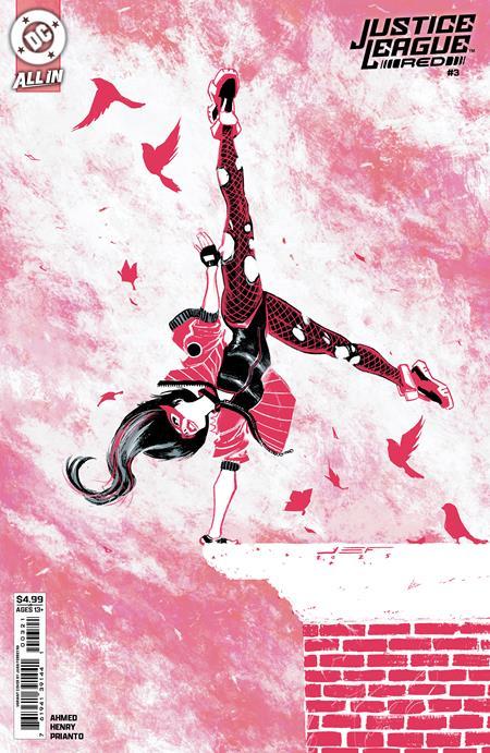 JUSTICE LEAGUE RED #3 CVR B JUAN FERREYRA CARD STOCK VAR (OF 6)