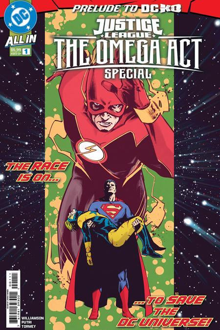 JUSTICE LEAGUE THE OMEGA ACT SPECIAL #1 ONE SHOT CVR A JORGE FORNES DC K.O.