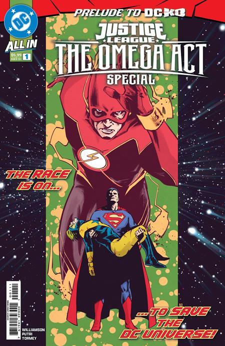 JUSTICE LEAGUE THE OMEGA ACT SPECIAL #1 ONE SHOT CVR A JORGE FORNES DC K.O.