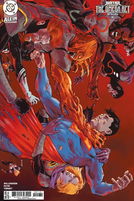 JUSTICE LEAGUE THE OMEGA ACT SPECIAL #1 ONE SHOT CVR C FERNANDO BLANCO CARD STOCK VAR DC K.O.