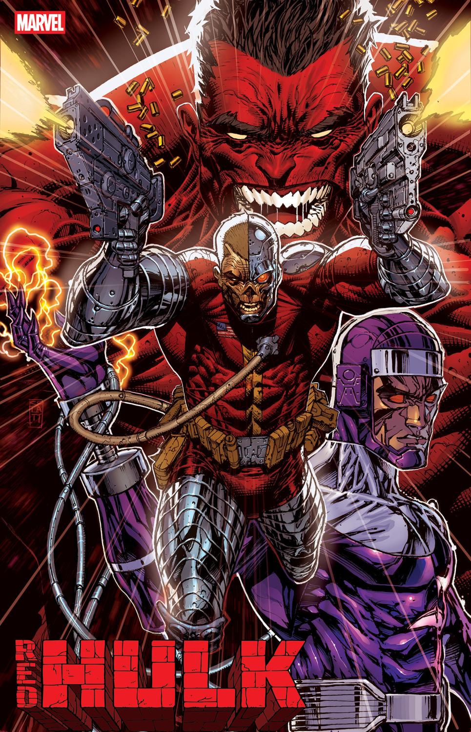 RED HULK #9 STEPHEN PLATT VAR DOOM CVR B