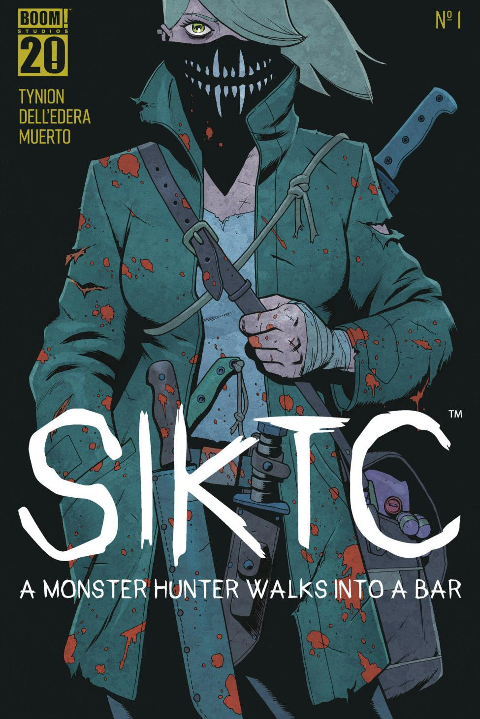 SOMETHING IS KILLING THE CHILDREN A MONSTER HUNTER WALKS INTO A BAR #1 B VAR DRESSED STENBECK CVR B