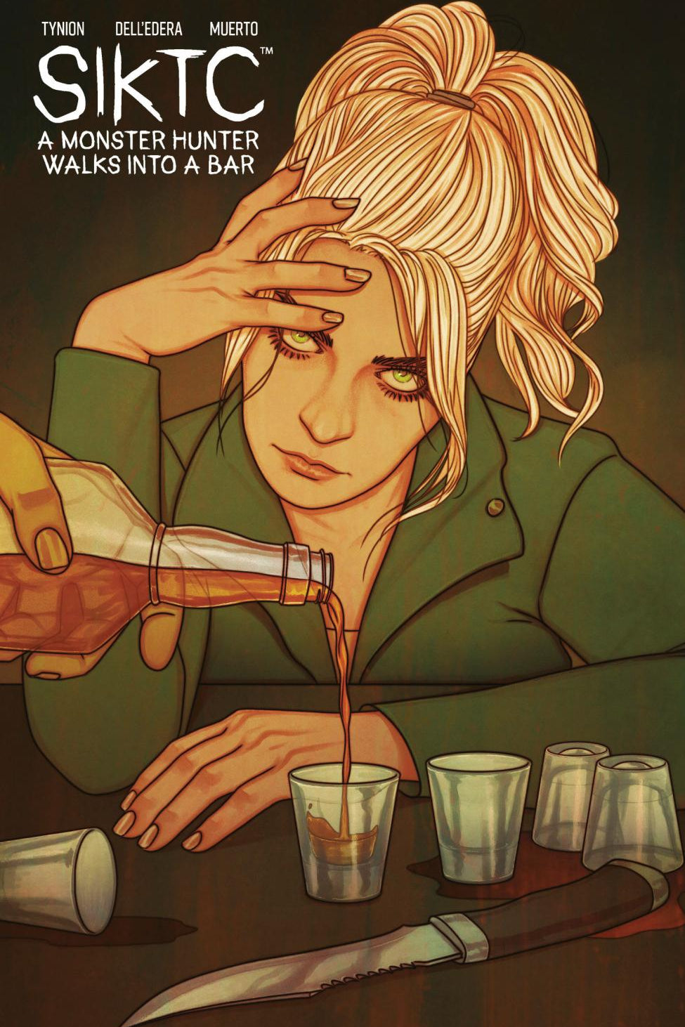 SOMETHING IS KILLING THE CHILDREN A MONSTER HUNTER WALKS INTO A BAR #1 C BOOM 20TH ANNIVERSARY VAR DRESSED FRISON CVR C