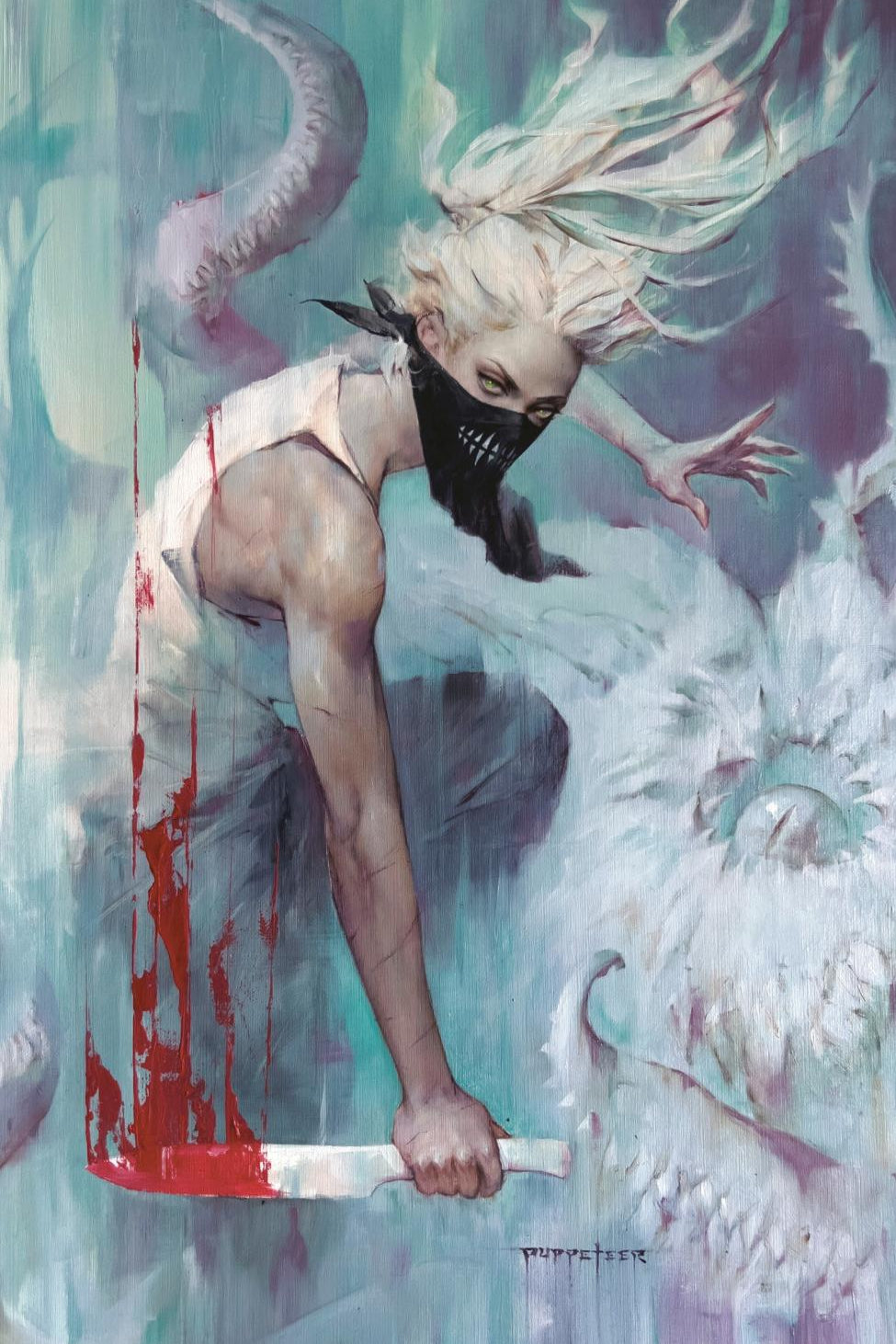 SOMETHING IS KILLING THE CHILDREN A MONSTER HUNTER WALKS INTO A BAR #1 F 1:25 INCV FULL ART LEE CVR F 1:25 INCV