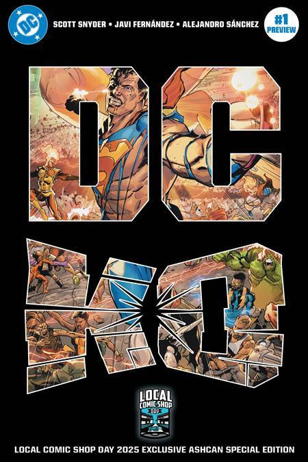 DC KO ASHCAN #1 2025 LCSD EXCLUSIVE CVR B JAVI FERNANDEZ FOIL VAR