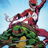 MIGHTY MORPHIN POWER RANGERS TEENAGE MUTANT NINJA TURTLES III #2 N 1:5 FOC INCV FULL ART FOIL RANDOLPH CVR D 1:5 INCV 1:5 INCV