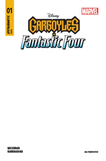 GARGOYLES X FANTASTIC FOUR #1 CVR F BLANK AUTHENTIX VAR