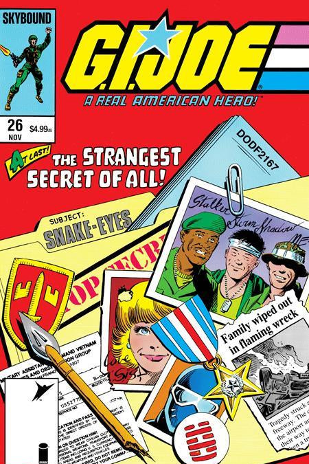 GI JOE A REAL AMERICAN HERO #26 HAMA FILES EDITION CVR C MIKE ZECK & BOB WIACEK FOIL VAR