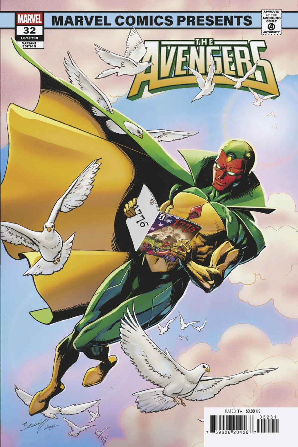 AVENGERS #32 MARK BAGLEY MARVEL COMICS PRESENTS VAR CVR C
