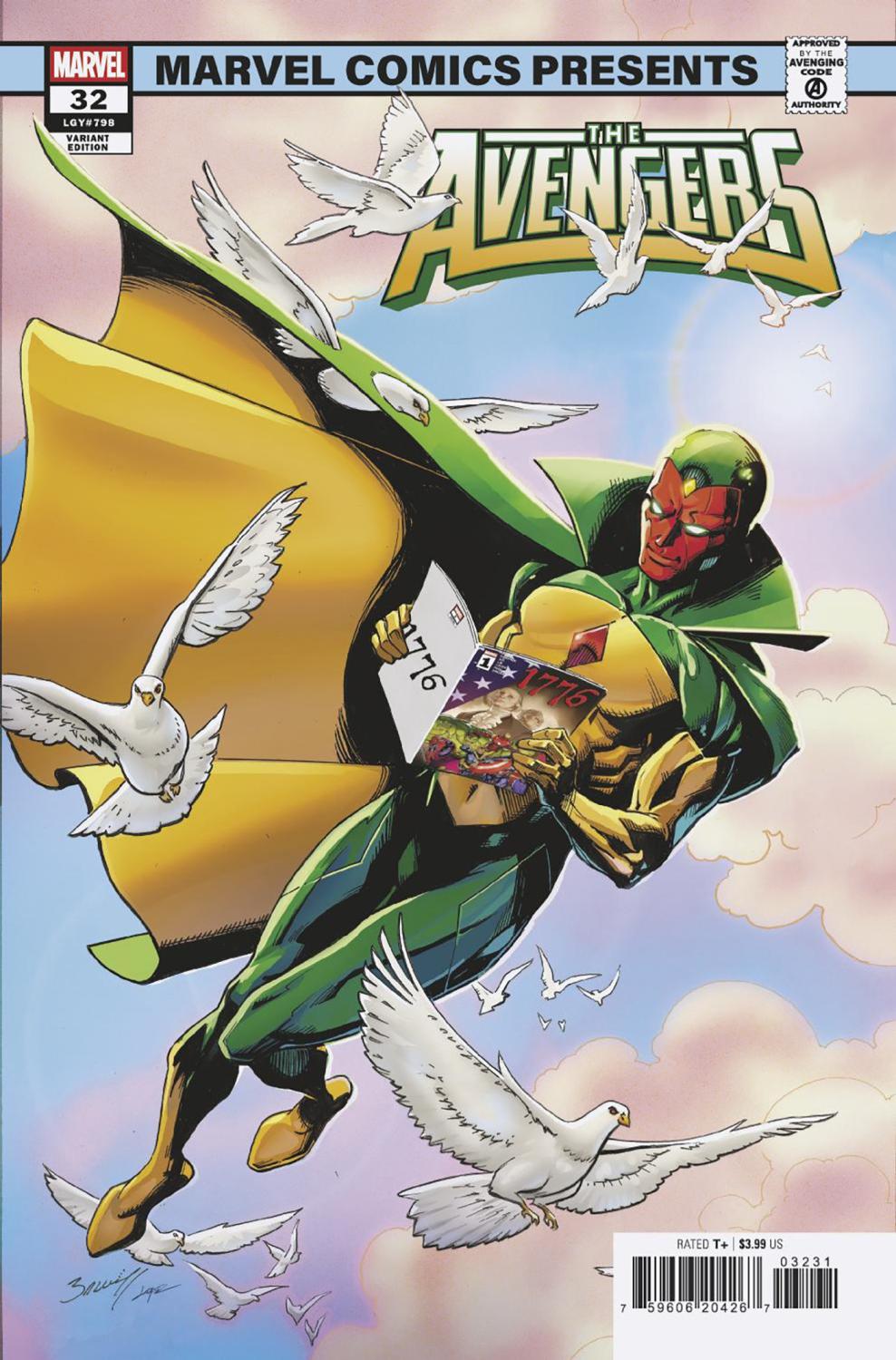 AVENGERS #32 MARK BAGLEY MARVEL COMICS PRESENTS VAR CVR C