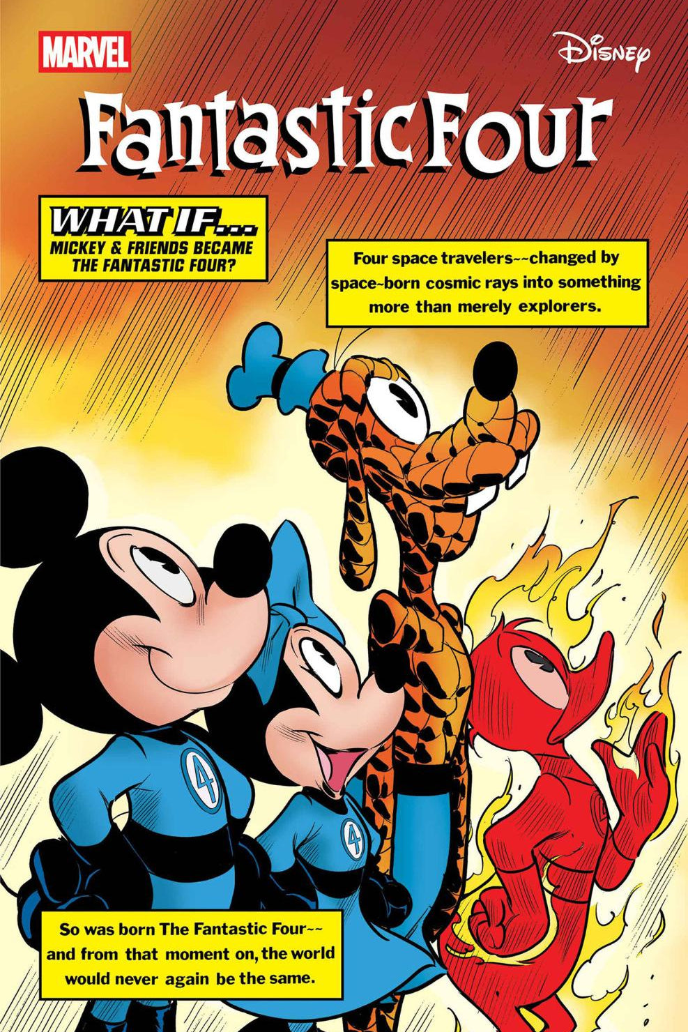 FANTASTIC FOUR #6 IVAN BIGARELLA DISNEY WHAT IF FANTASTIC FOUR HOMAGE VAR CVR B