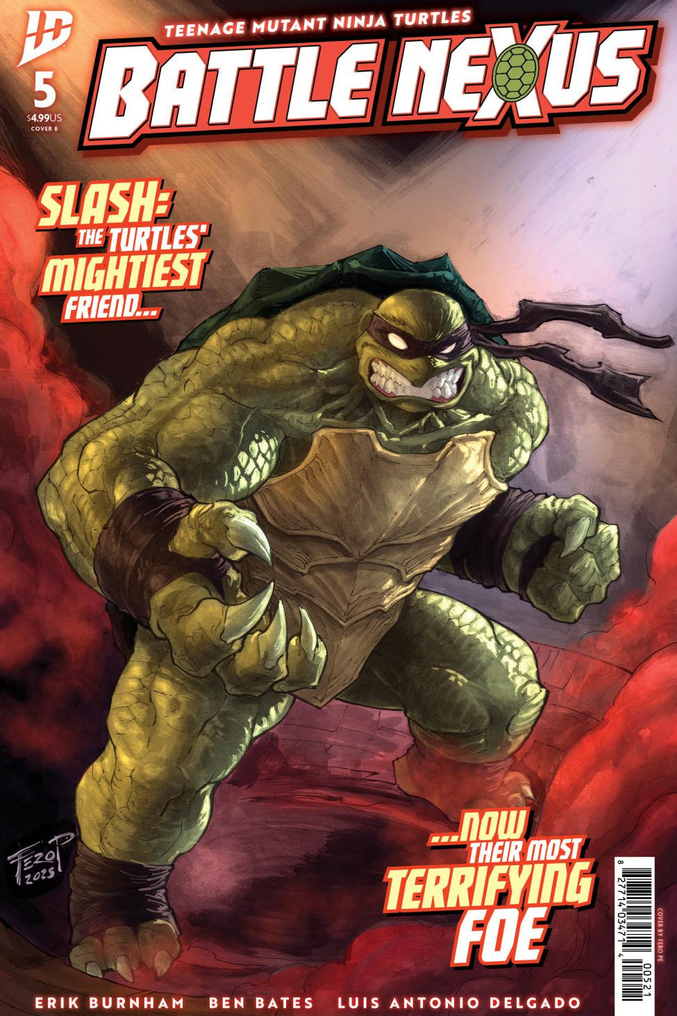 TEENAGE MUTANT NINJA TURTLES BATTLE NEXUS #5 VAR B PE CVR B