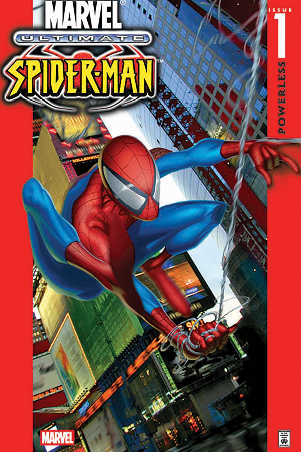 ULTIMATE SPIDER-MAN #1 FACSIMILE EDITION FOIL VAR CVR B