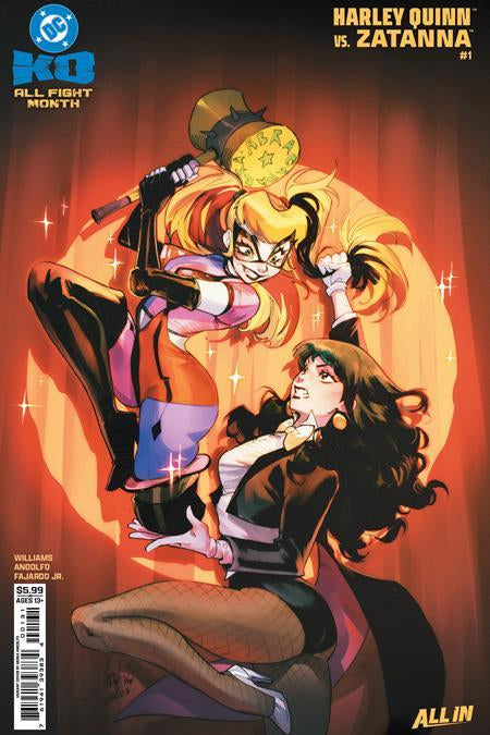DC K.O. HARLEY QUINN VS ZATANNA #1 ONE SHOT CVR D MIRKA ANDOLFO CARD STOCK VAR