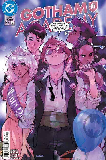 GOTHAM ACADEMY FIRST YEAR #3 CVR A KARL KERSCHL (OF 6)