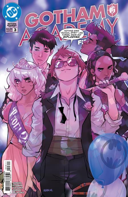 GOTHAM ACADEMY FIRST YEAR #3 CVR A KARL KERSCHL (OF 6)