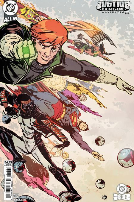 JUSTICE LEAGUE UNLIMITED #14 CVR B SANFORD GREENE CARD STOCK VAR DC K.O.