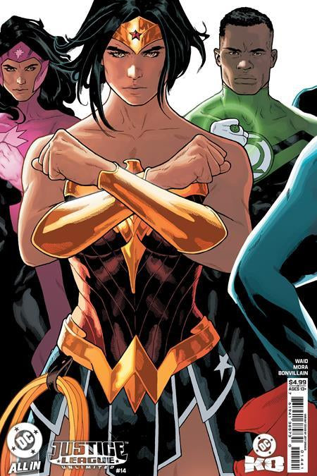 JUSTICE LEAGUE UNLIMITED #14 CVR C JEFF SPOKES CARD STOCK VAR DC K.O.