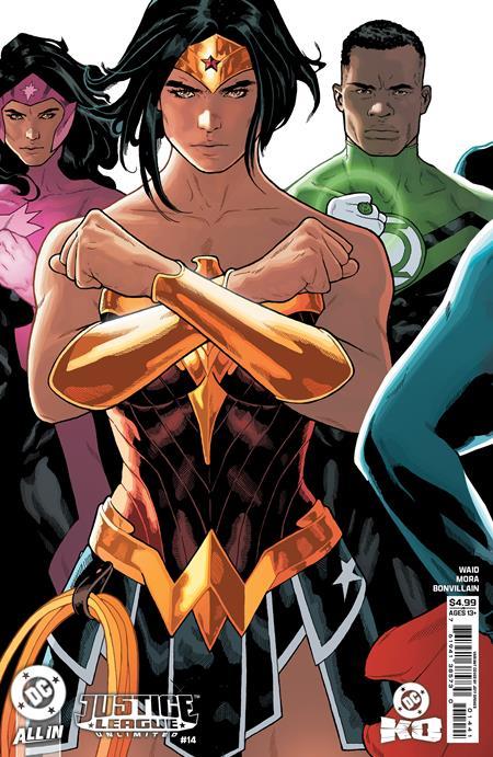 JUSTICE LEAGUE UNLIMITED #14 CVR C JEFF SPOKES CARD STOCK VAR DC K.O.