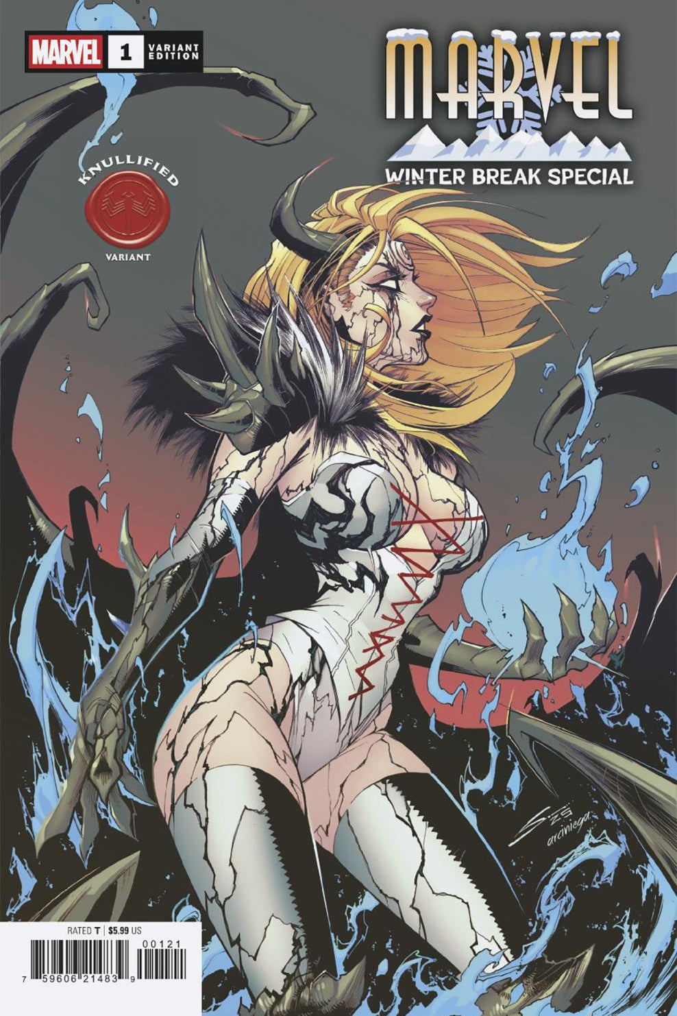 MARVEL WINTER BREAK SPECIAL #1 GERARDO SANDOVAL KNULLIFIED VAR CVR B