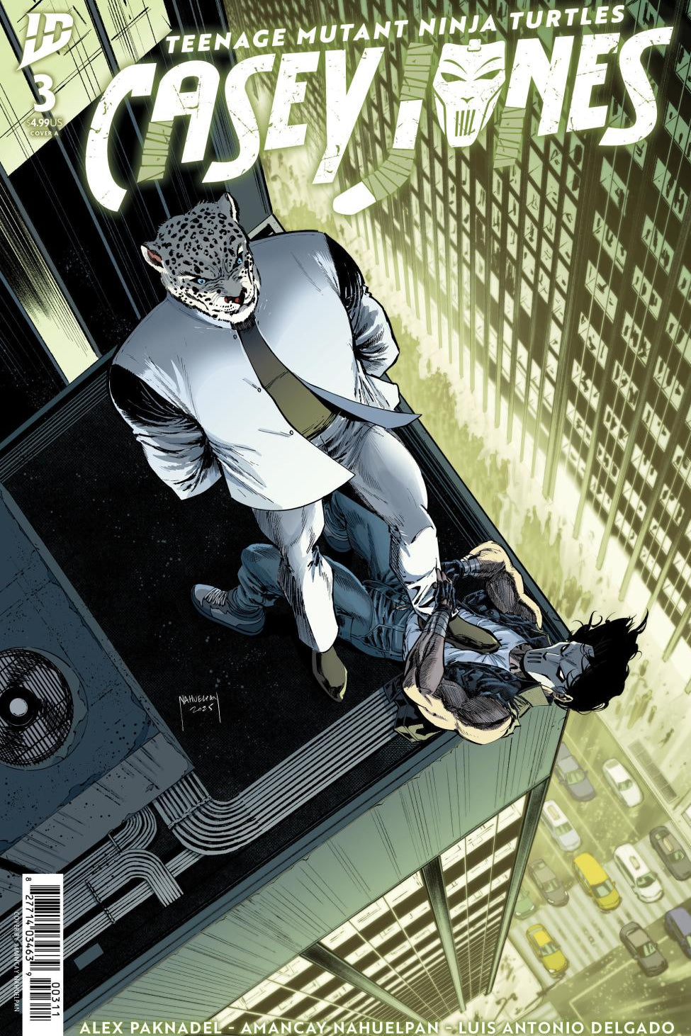 TEENAGE MUTANT NINJA TURTLES CASEY JONES #3 COVER A NAHUELPAN CVR A