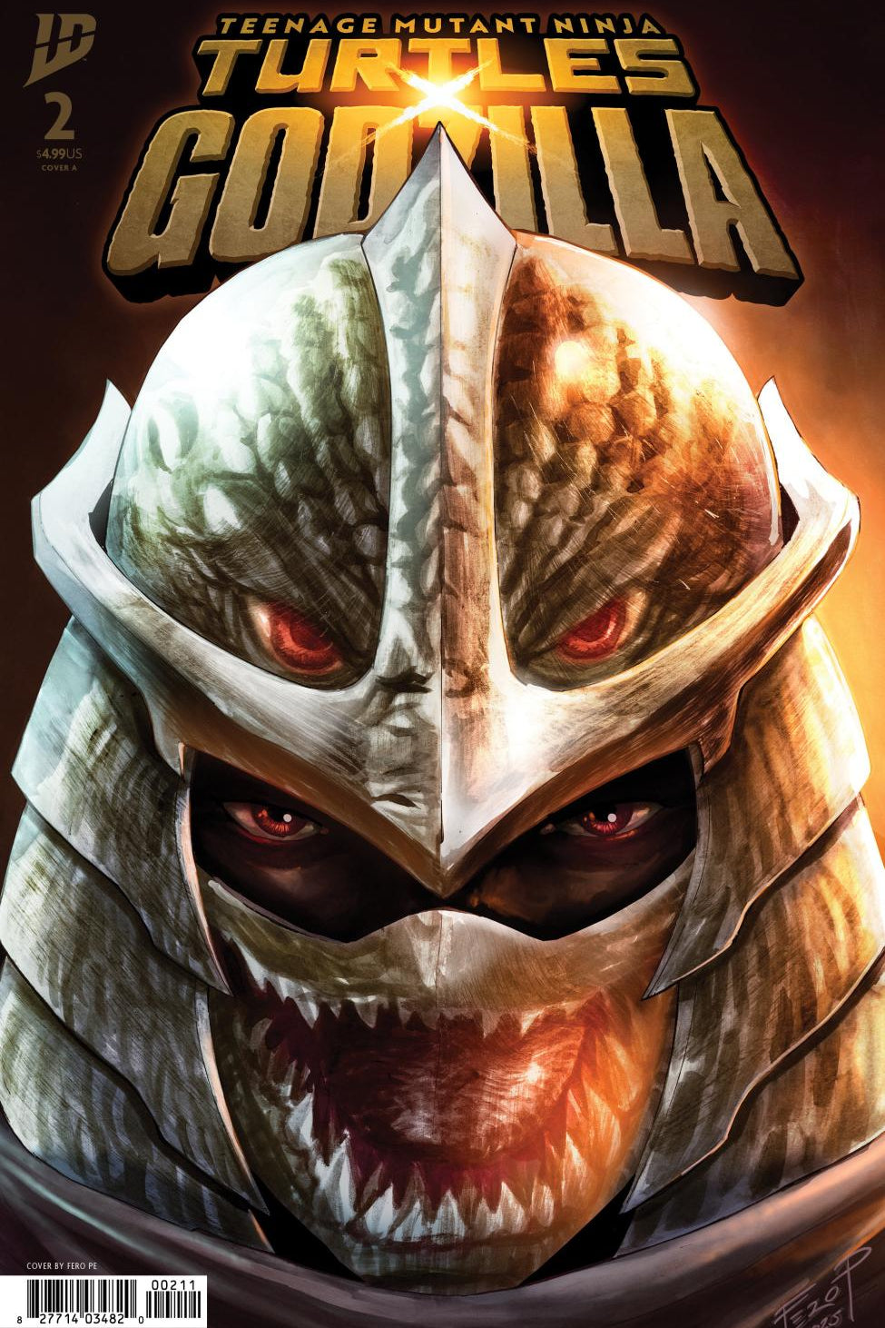 TEENAGE MUTANT NINJA TURTLES X GODZILLA #2 COVER A PE CVR A