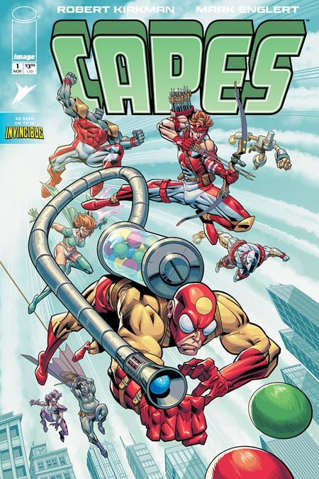 INVINCIBLE UNIVERSE CAPES #1 CVR G MARK ENGLERT YOUNGBLOOD TEAM UP VAR