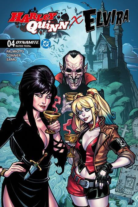 HARLEY QUINN X ELVIRA #4 CVR B CHAD HARDIN VAR