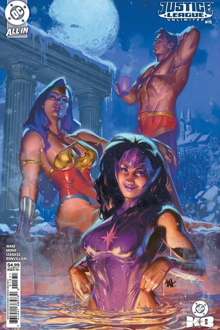 JUSTICE LEAGUE UNLIMITED #15 CVR F BEN HARVEY SWEATER WEATHER CARD STOCK VAR DC K.O.