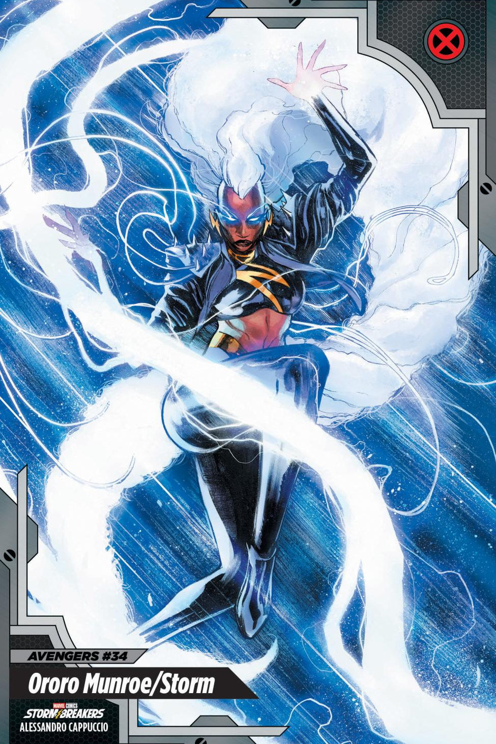 AVENGERS #34 ALESSANDRO CAPPUCCIO X-MEN TRADING CARD VAR CVR G