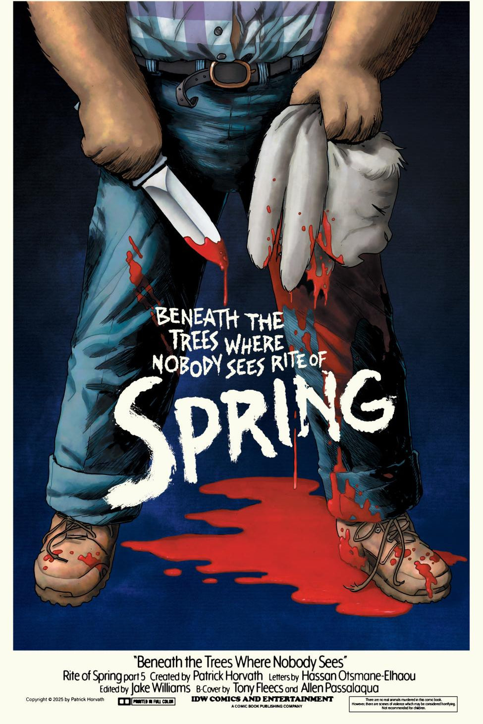 BENEATH THE TREES WHERE NOBODY SEES RITE OF SPRING #5 VAR B FLEECS MOVIE HOMAGE COVER CVR B
