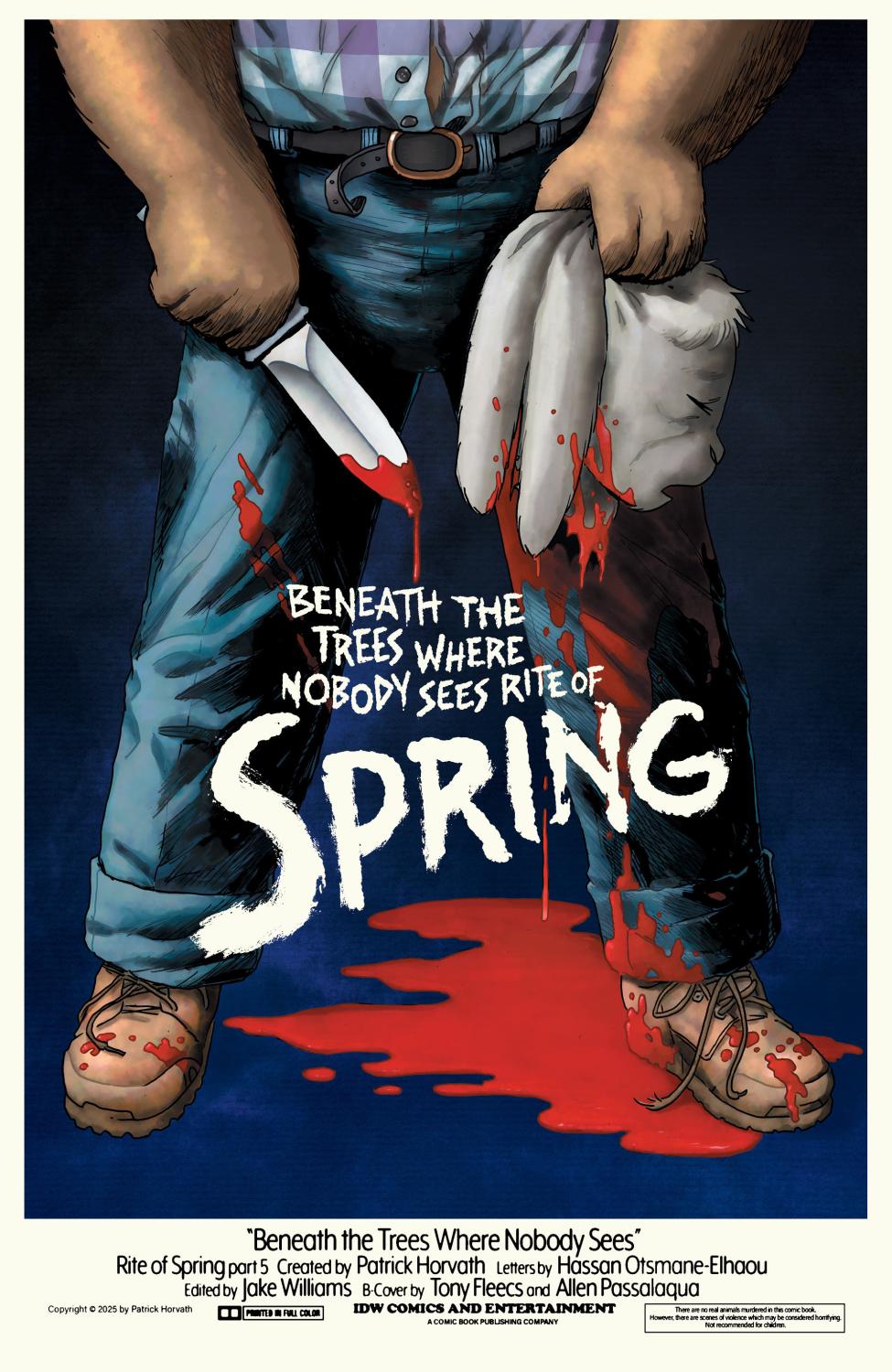 BENEATH THE TREES WHERE NOBODY SEES RITE OF SPRING #5 VAR B FLEECS MOVIE HOMAGE COVER CVR B