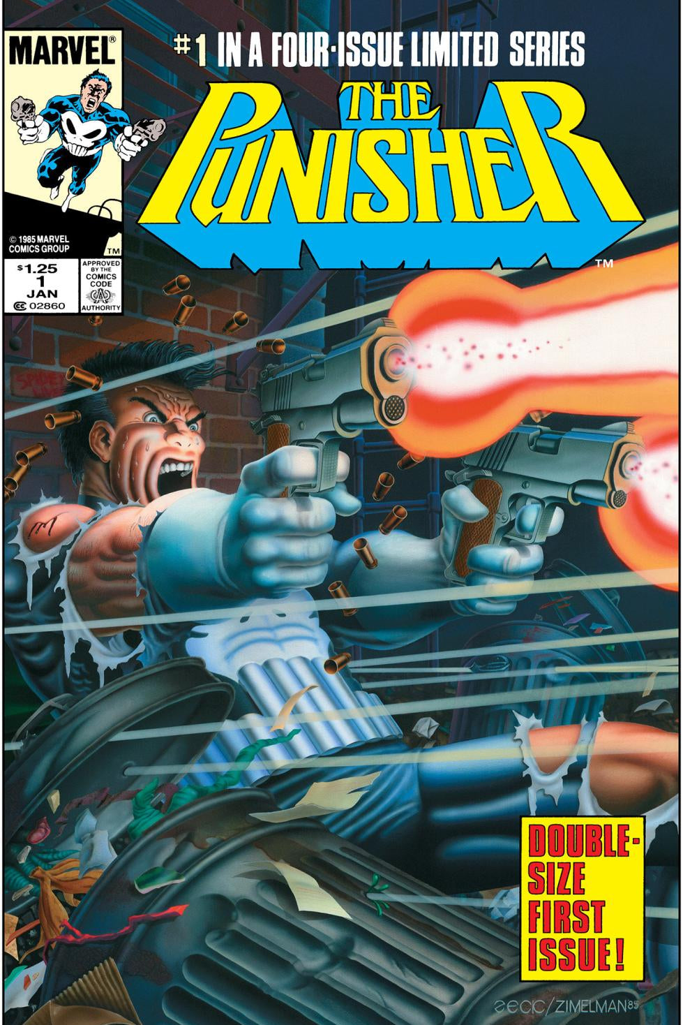 PUNISHER #1 FACSIMILE EDITION FOIL VAR CVR B