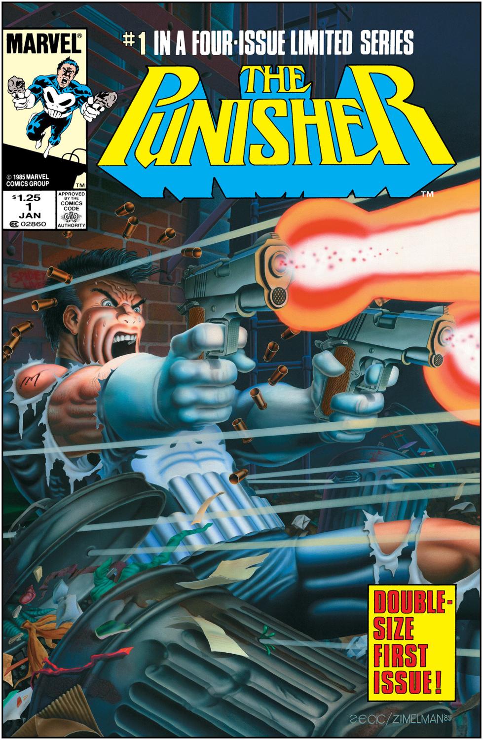 PUNISHER #1 FACSIMILE EDITION FOIL VAR CVR B