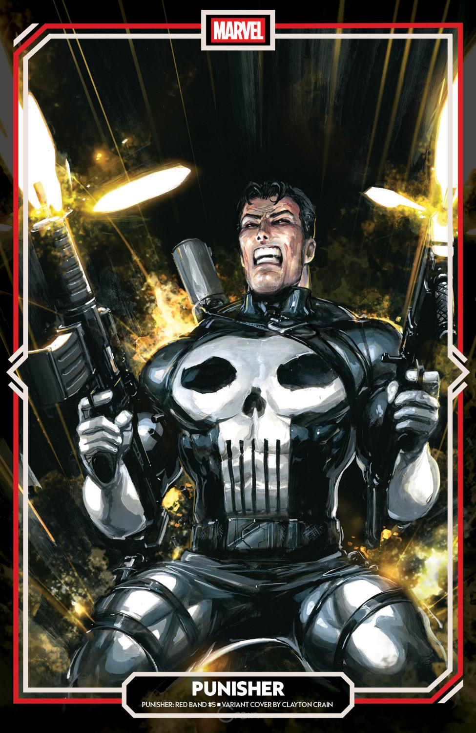 PUNISHER RED BAND #5 CLAYTON CRAIN VAR POLYBAGGED CVR B