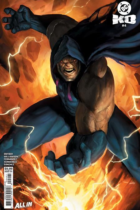 DC K.O. #4 CVR F AARON BARTLING DARKSEID CARD STOCK VAR (OF 5)