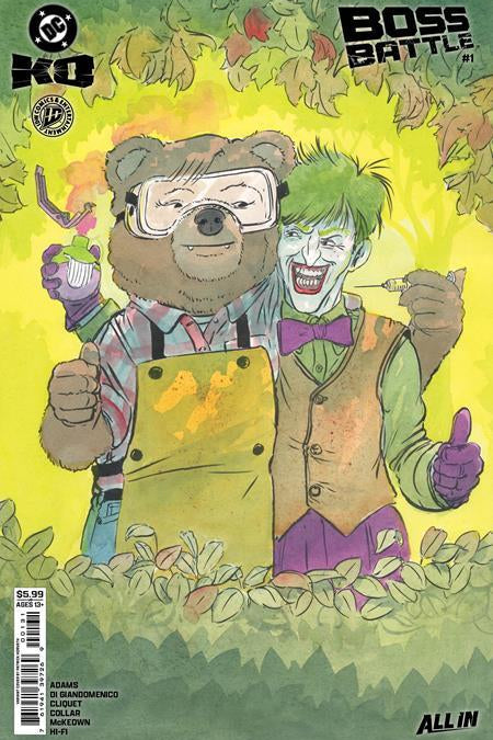 DC K.O. BOSS BATTLE #1 ONE SHOT CVR C PATRICK HORVATH CARD STOCK VAR