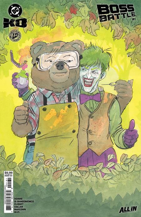 DC K.O. BOSS BATTLE #1 ONE SHOT CVR C PATRICK HORVATH CARD STOCK VAR