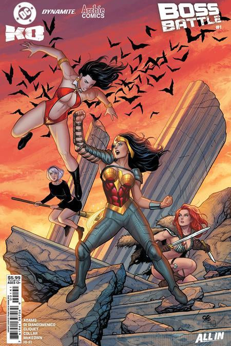 DC K.O. BOSS BATTLE #1 ONE SHOT CVR D FRANK CHO CARD STOCK VAR