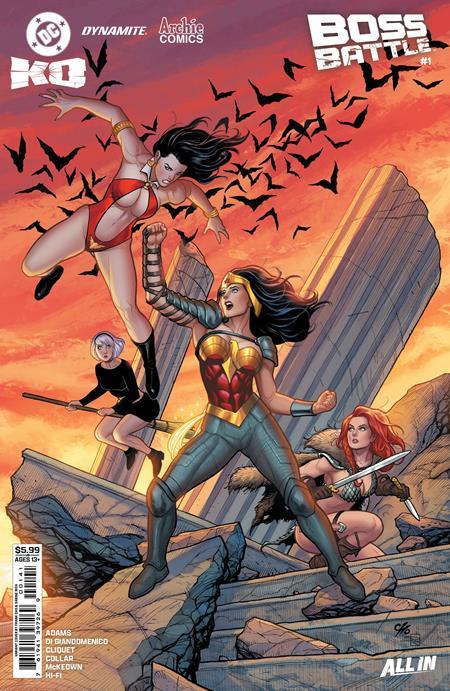 DC K.O. BOSS BATTLE #1 ONE SHOT CVR D FRANK CHO CARD STOCK VAR