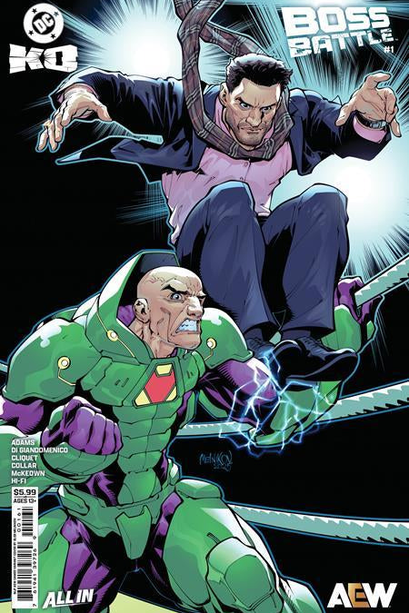 DC K.O. BOSS BATTLE #1 ONE SHOT CVR F GLEB MELNIKOV AEW CARD STOCK VAR