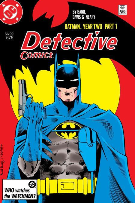 DETECTIVE COMICS #575 FACSIMILE EDITION CVR B ALAN DAVIS FOIL VAR YEAR TWO PART 1 OF 4