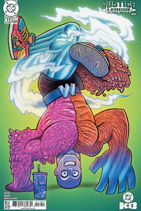 JUSTICE LEAGUE UNLIMITED #16 CVR D DAN HIPP CARD STOCK VAR DC K.O.