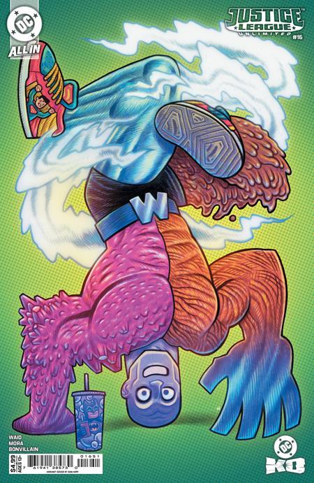 JUSTICE LEAGUE UNLIMITED #16 CVR D DAN HIPP CARD STOCK VAR DC K.O.