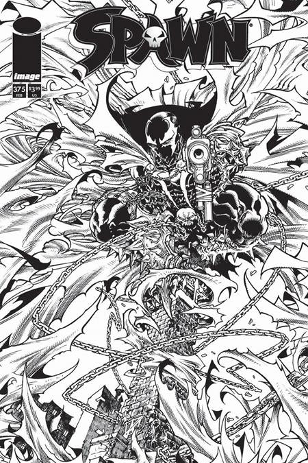 SPAWN #375 CVR B HARVEY TOLIBAO B&W VAR